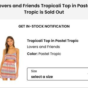 Lovers and Friends Tropicali set in Pastel Tropic